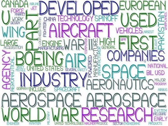 Aerospace Wordcloud Sublimation