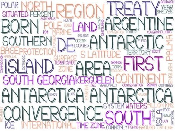 Antarctica Wordcloud Tumbler