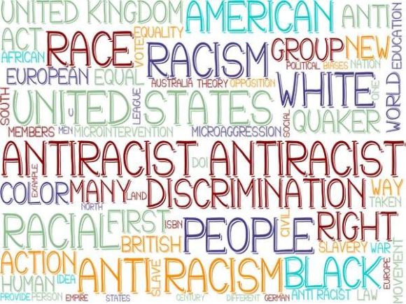 Antiracist Wordcloud Print