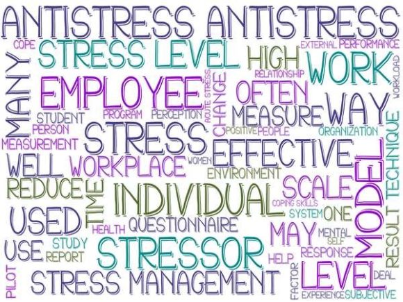 Antistress Wordcloud Banner