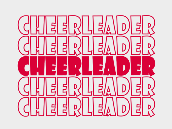 Cheerleader SVG Cut File