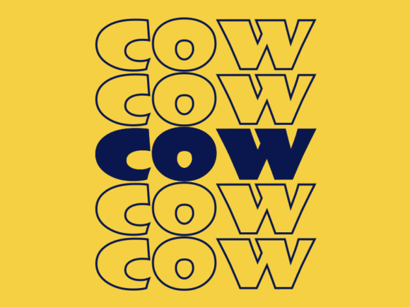 Cow SVG Cut File: Scalable, Versatile & Craft-Ready