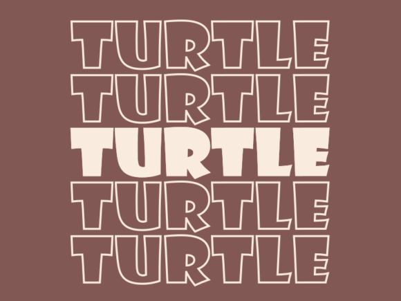 Turtle Svg Cut File