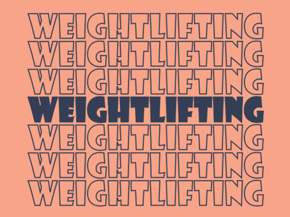 Weightlifting SVG Cut File