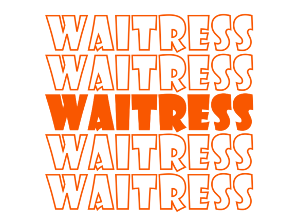 What Is a Waitress Svg Cut File?