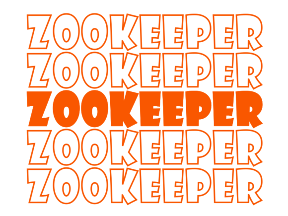 Zookeeper SVG Cut File